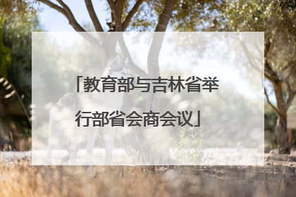 教育部与吉林省举行部省会商会议